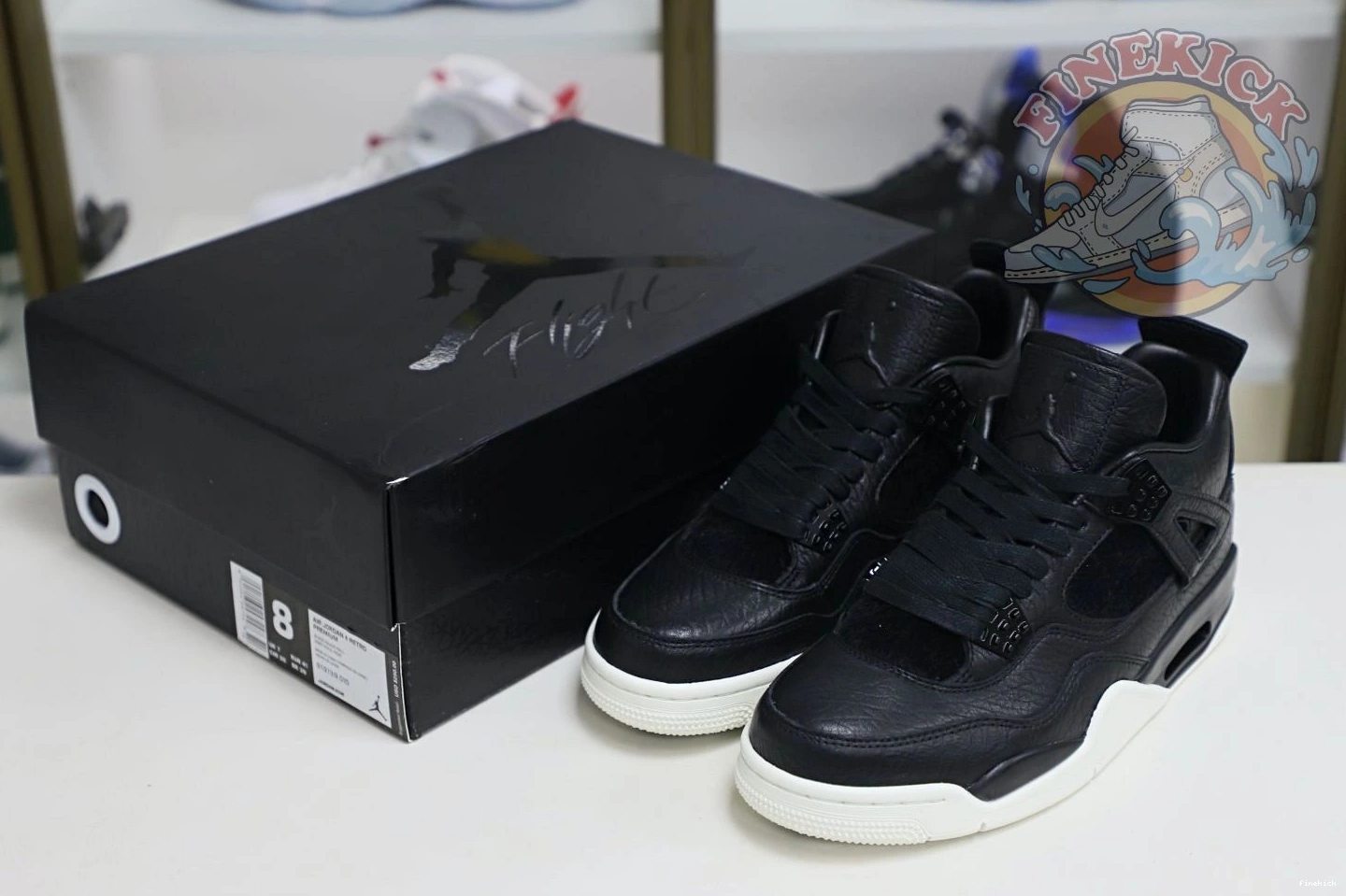 black ponyhair Jordan 4 Jordan Air retro 0104